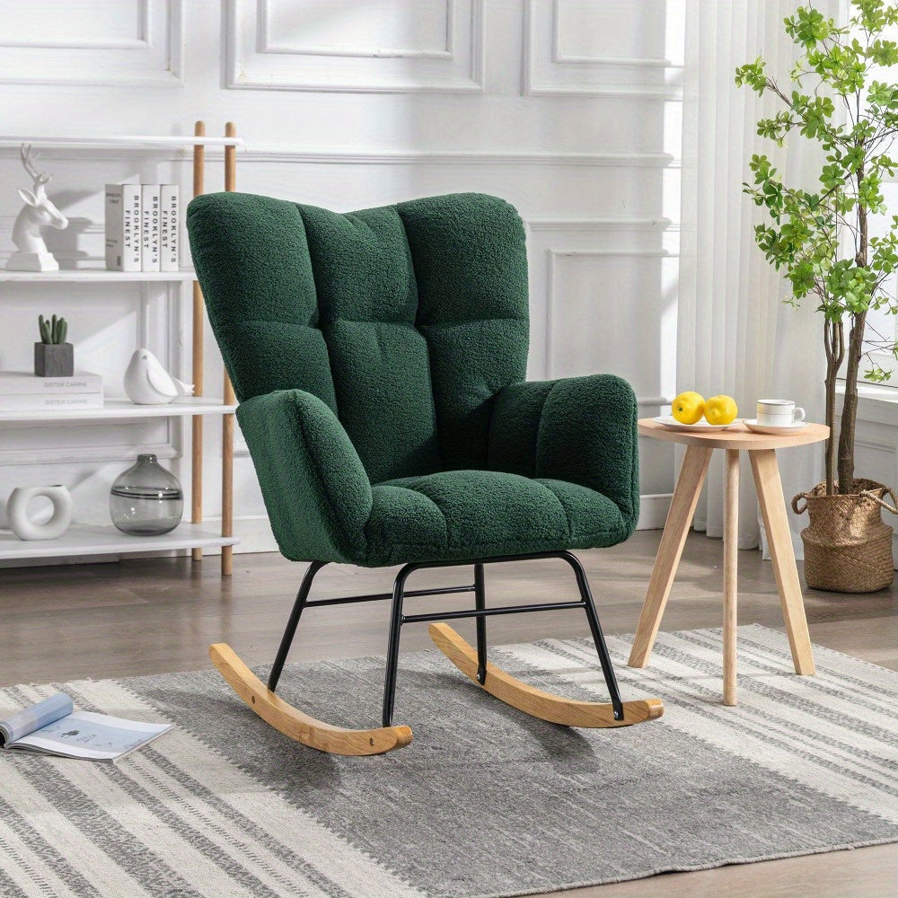 Fauteuil a Bascule - Moumoute - Fauteuil de Lecture