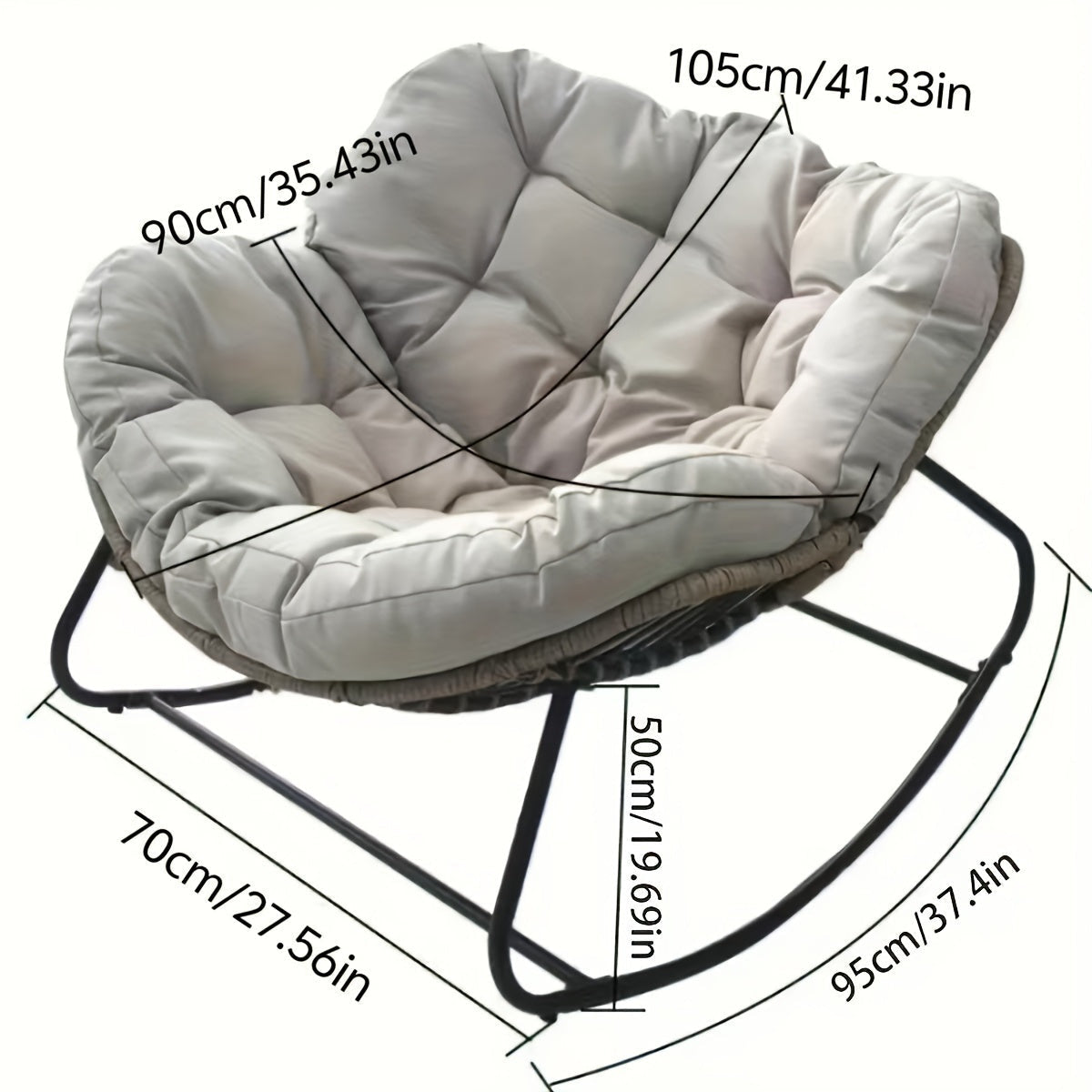 Fauteuil a Bascule - Relax bois - Fauteuil de Lecture