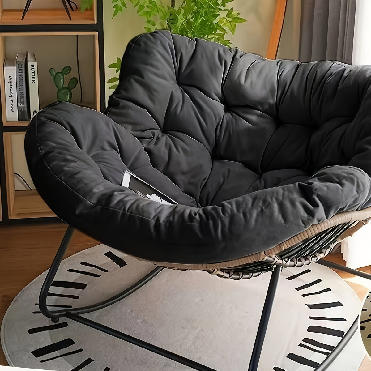 Fauteuil a Bascule - Relax bois - Fauteuil de Lecture