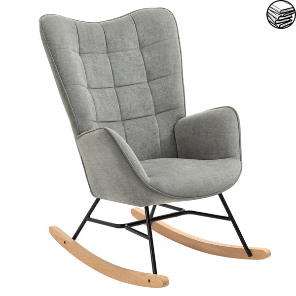 Fauteuil à Bascule Scandinave