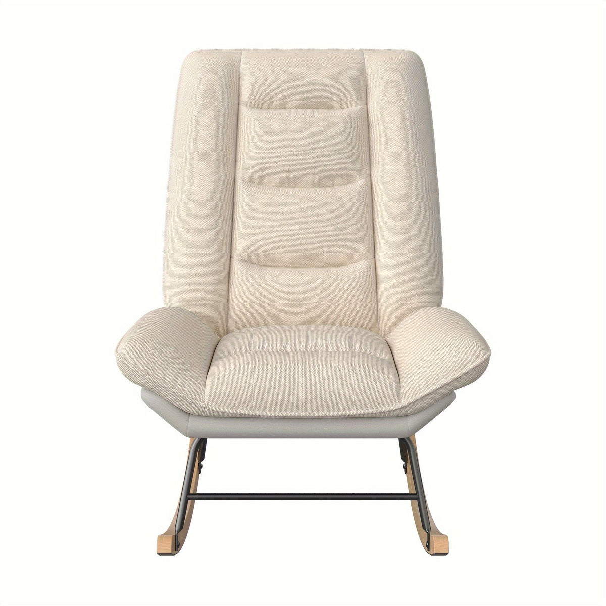 Fauteuil a Bascule - Tissus Confort - Fauteuil de Lecture