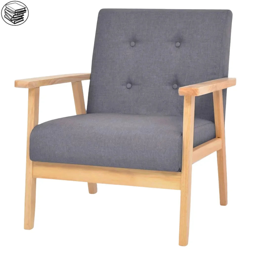 Fauteuil de Lecture - Bois Design - 1pc - Fauteuil de Lecture