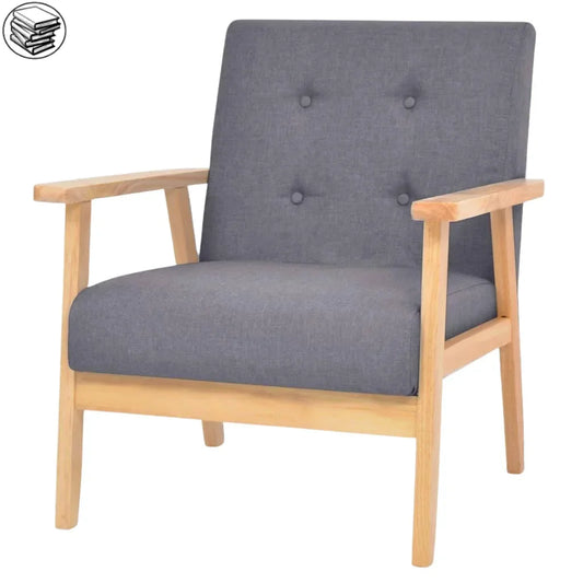 Fauteuil de Lecture - Bois Design - 1pc - Fauteuil de Lecture