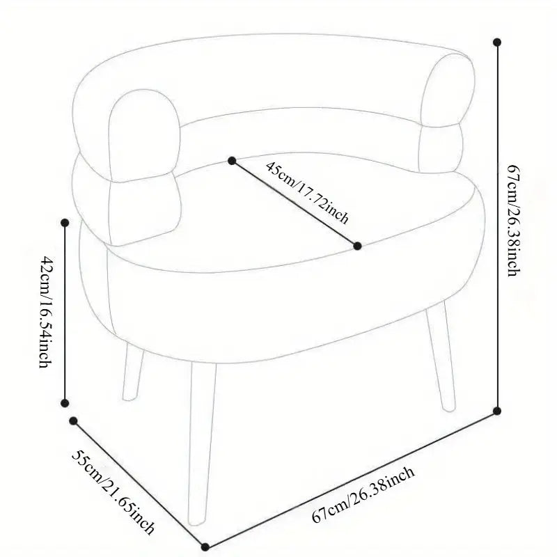 Fauteuil de Lecture Confort Moderne - Fauteuil de Lecture