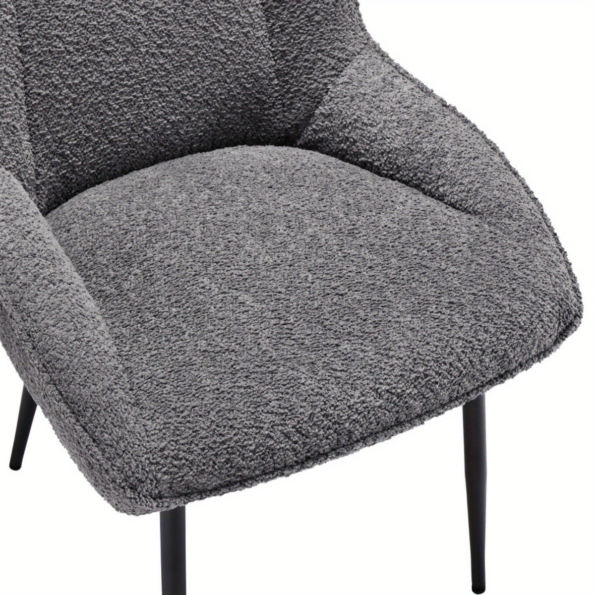 Fauteuil de Lecture - Design Epuré - Gray + Velvet - Fauteuil de Lecture