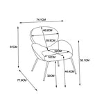 Fauteuil de Lecture - En Moumoute Teddy - Vignette | Atelier-Lecture