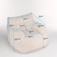 Fauteuil de Lecture - Pouf en Moumoute - Fauteuil de Lecture