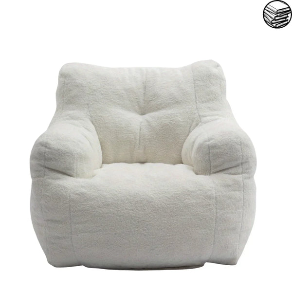 Fauteuil de Lecture Pouf en Moumoute