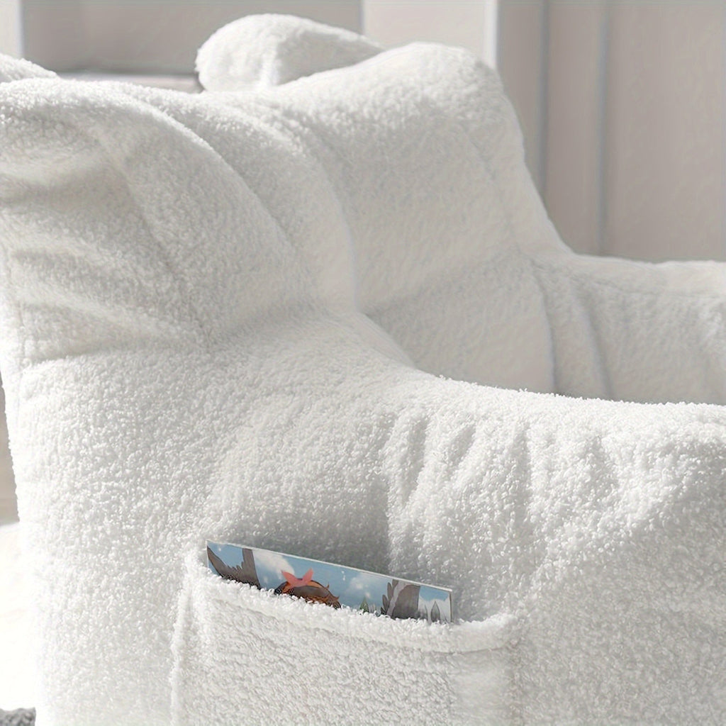 Fauteuil de Lecture - Pouf pour Enfant - White - Fauteuil de Lecture