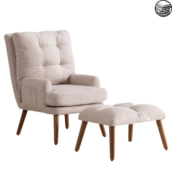 Fauteuil de Lecture Réglable avec Repose Pied