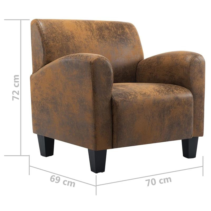 Fauteuil de Lecture - Scandinave - Brown - Fauteuil de Lecture