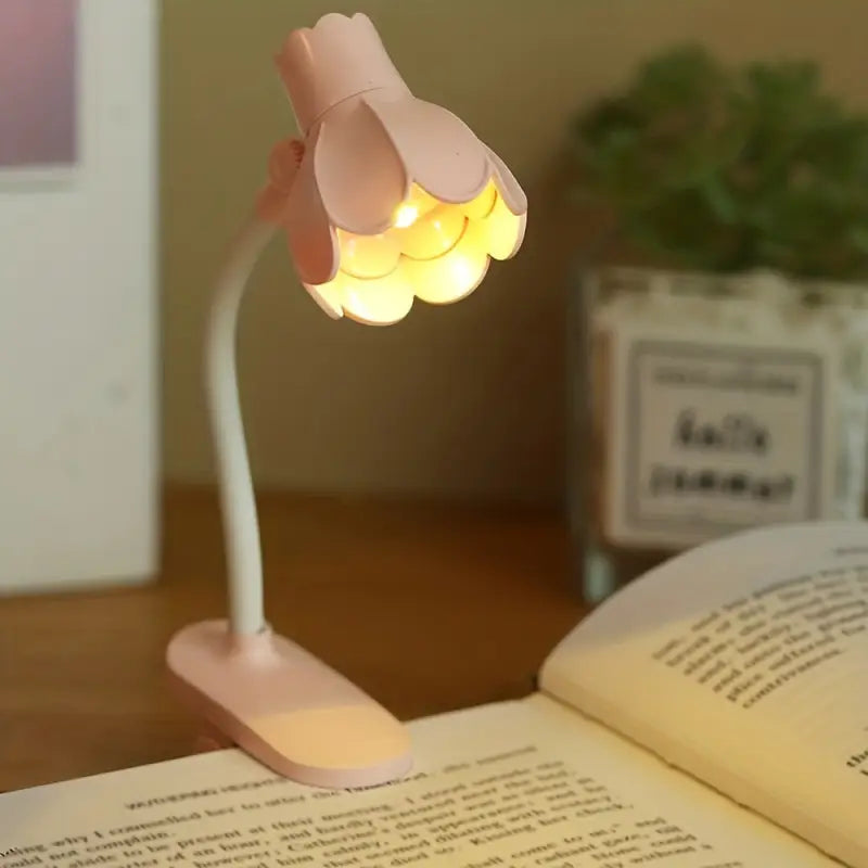 Lampe à Pinces Design Fleur - Lampe de lecture