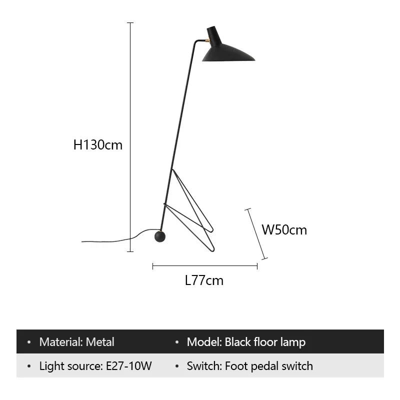 Lampe de lecture sur pied design