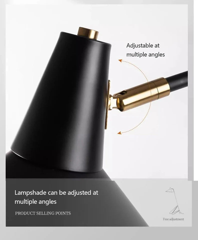 Lampe de lecture sur pied design