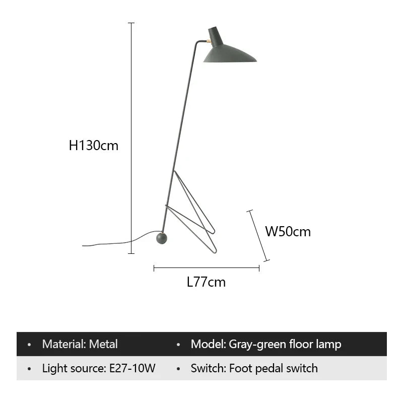 Lampe de lecture sur pied design