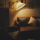 Lampe de lecture sur pied en bois