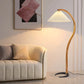 Lampe de lecture sur pied en bois