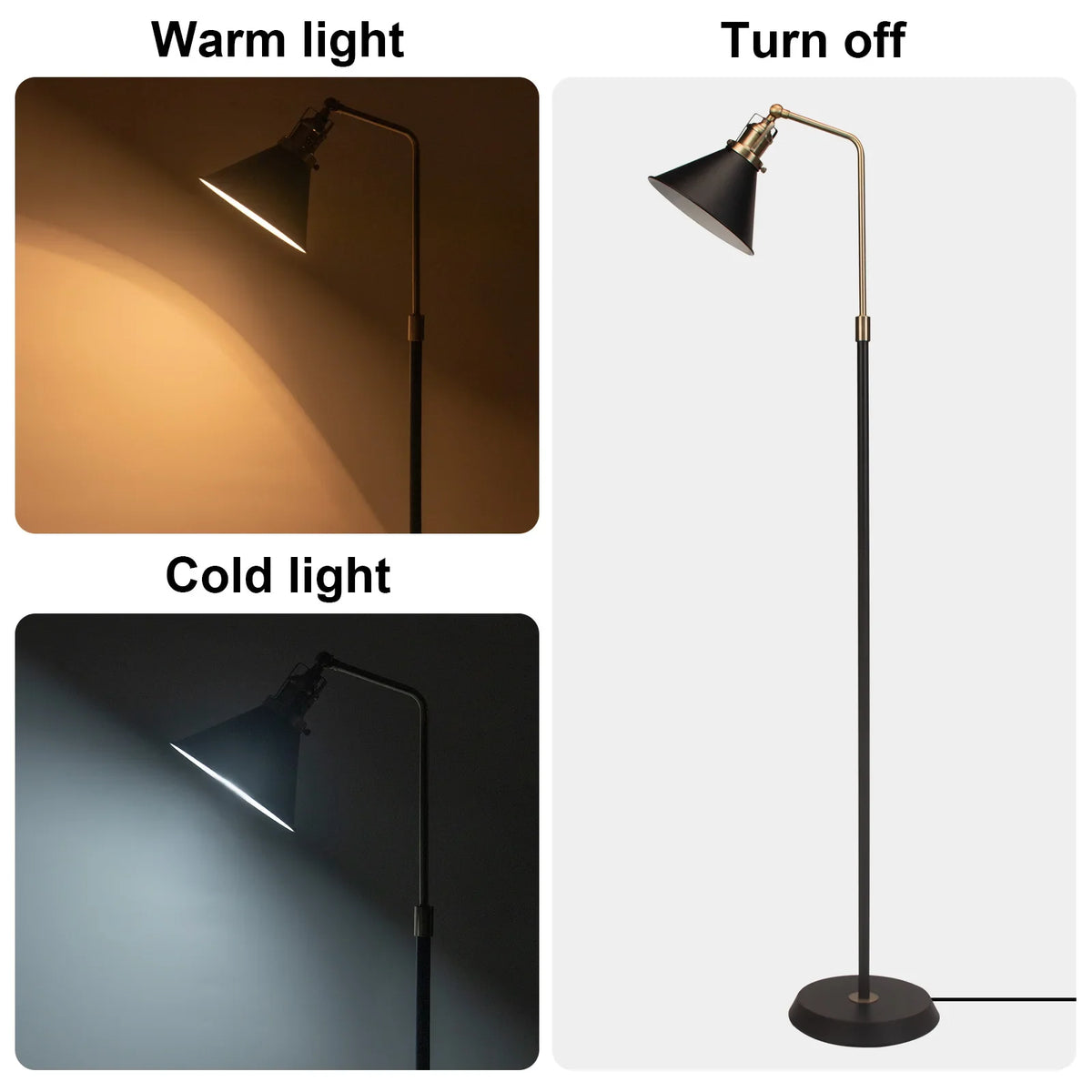 Lampe de lecture sur pied réglable