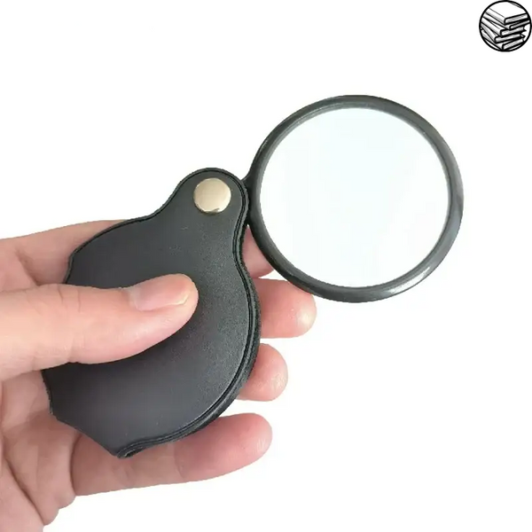 Loupe de Lecture de Poche en cuir