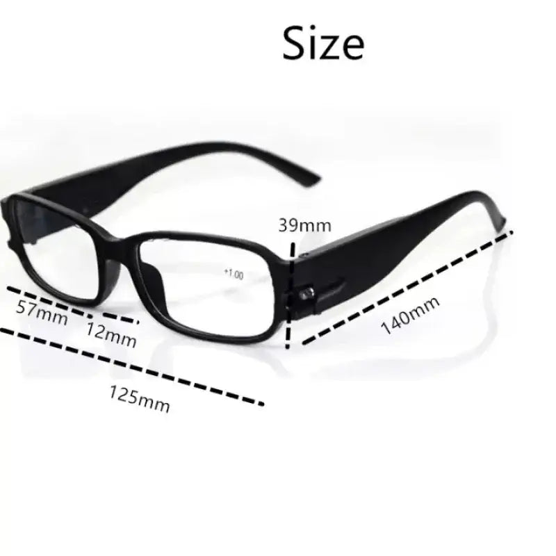 Lunettes de lecture LED - lunettes de lecture