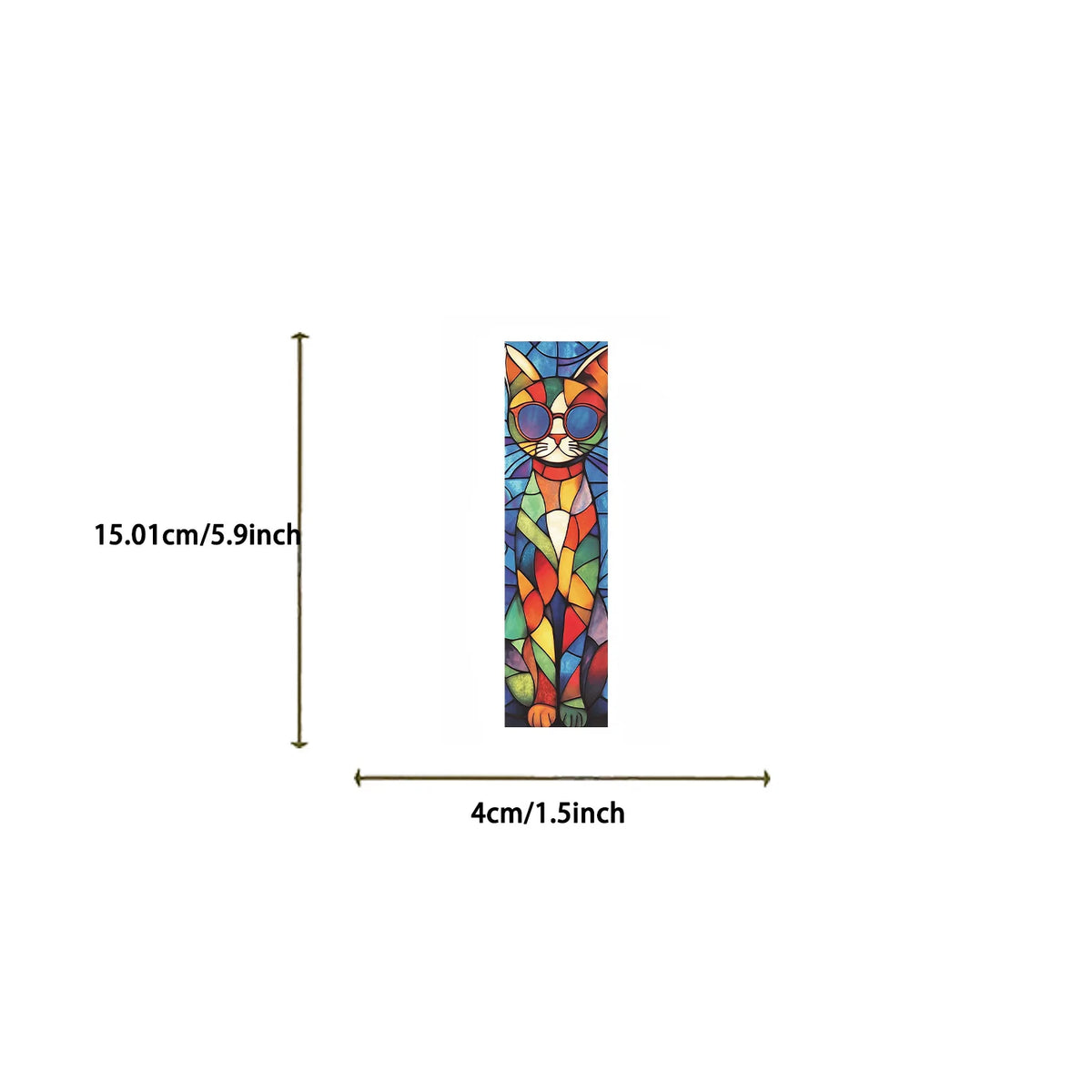 Marque page chat en papier