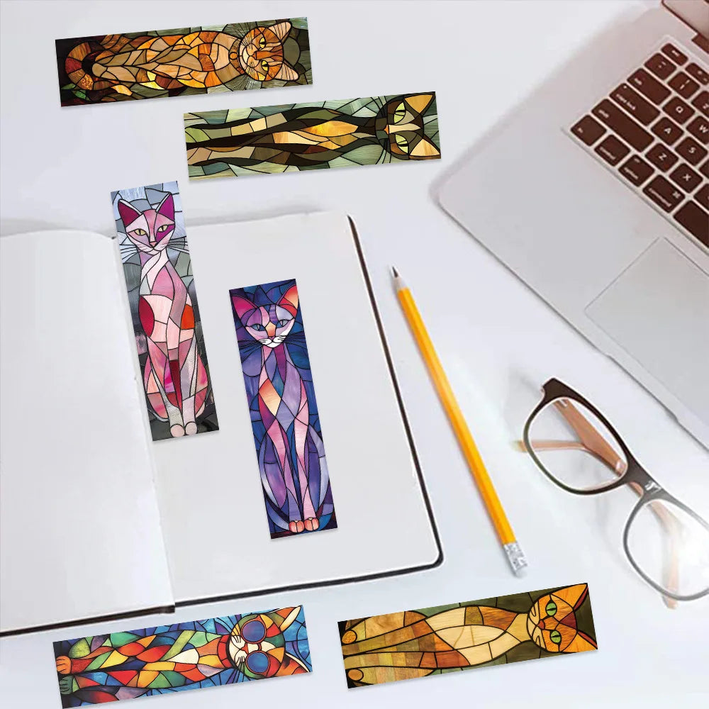 Marque page chat en papier