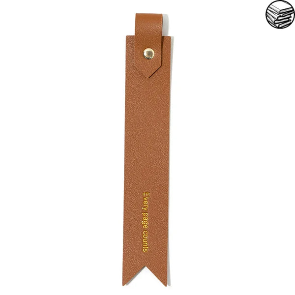 Marque-Page Cuir Brillant