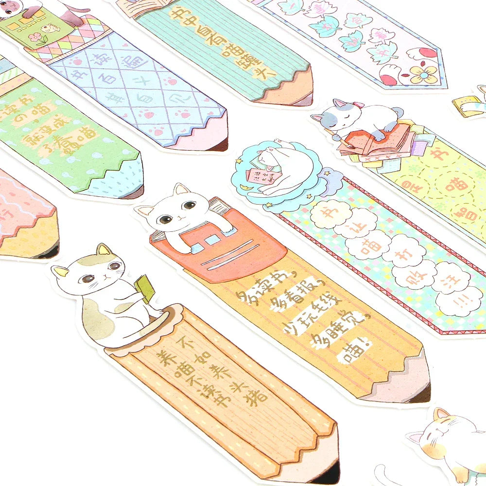 Marque Page - Cuir Chat Mignon - Marque Page