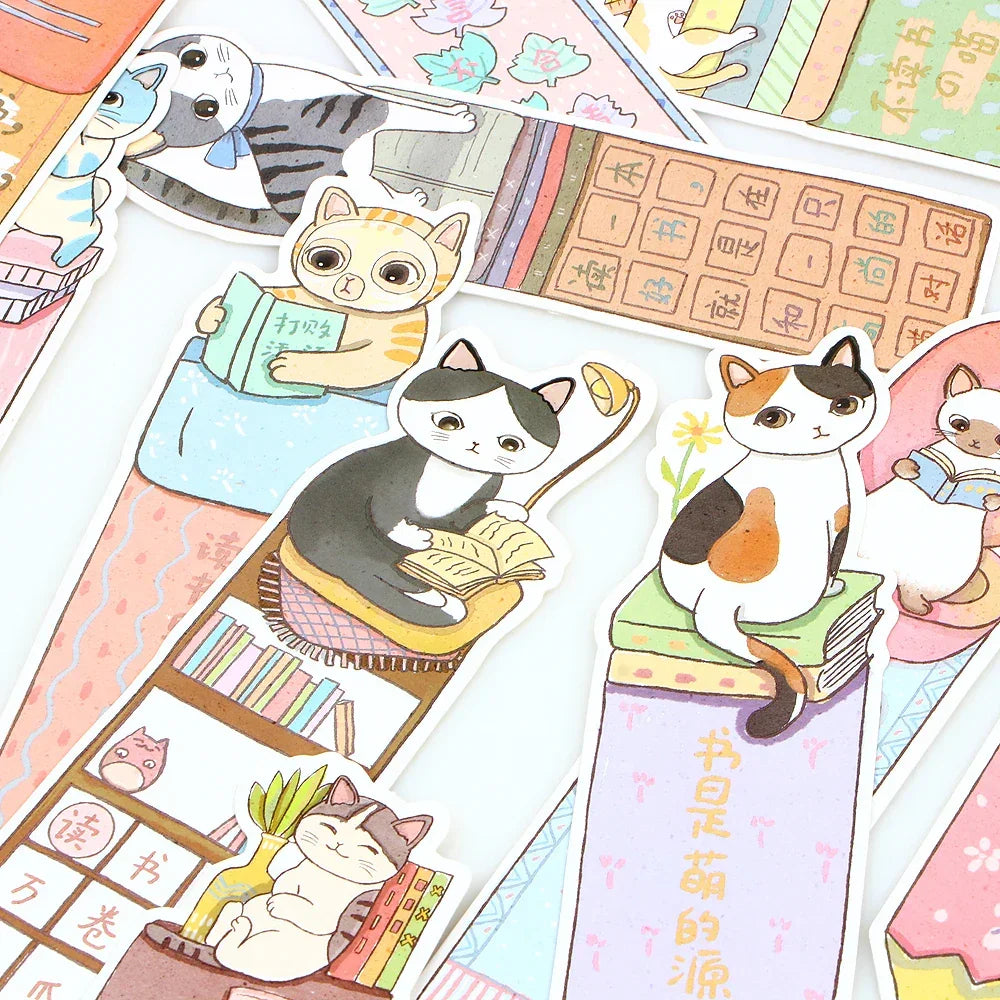 Marque Page - Cuir Chat Mignon - Marque Page