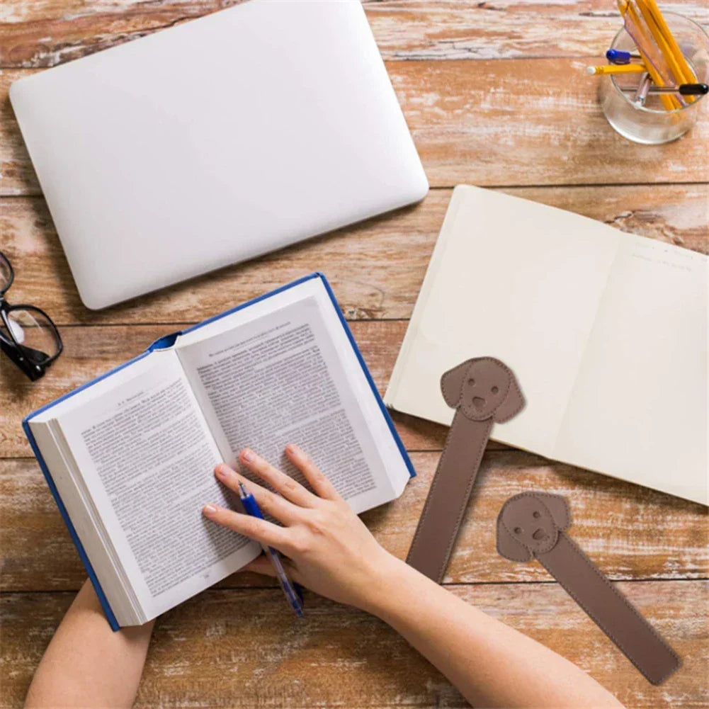 Marque Page - Cuir Chien - CHINA - Marque Page