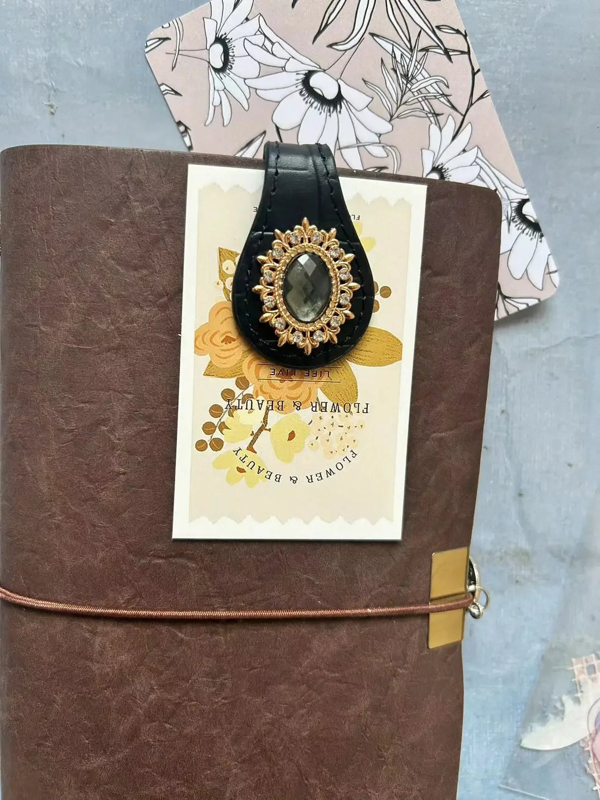 Marque Page - Cuir Pierre - Marque Page