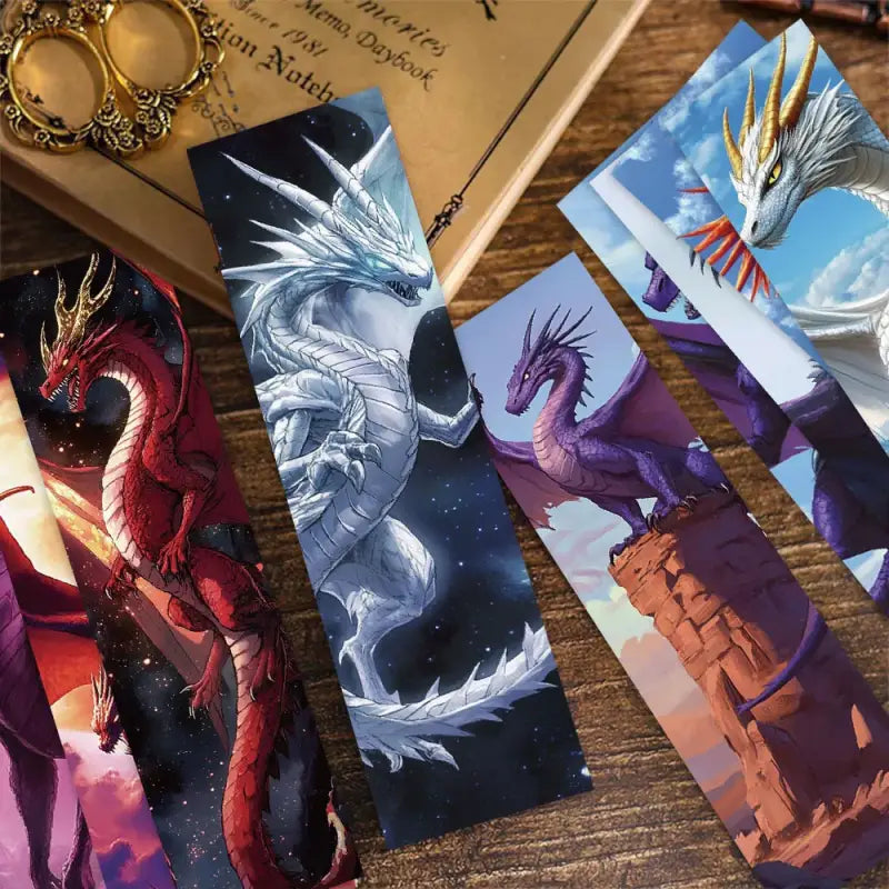 Marque Page Dragon en papier - Marque-page