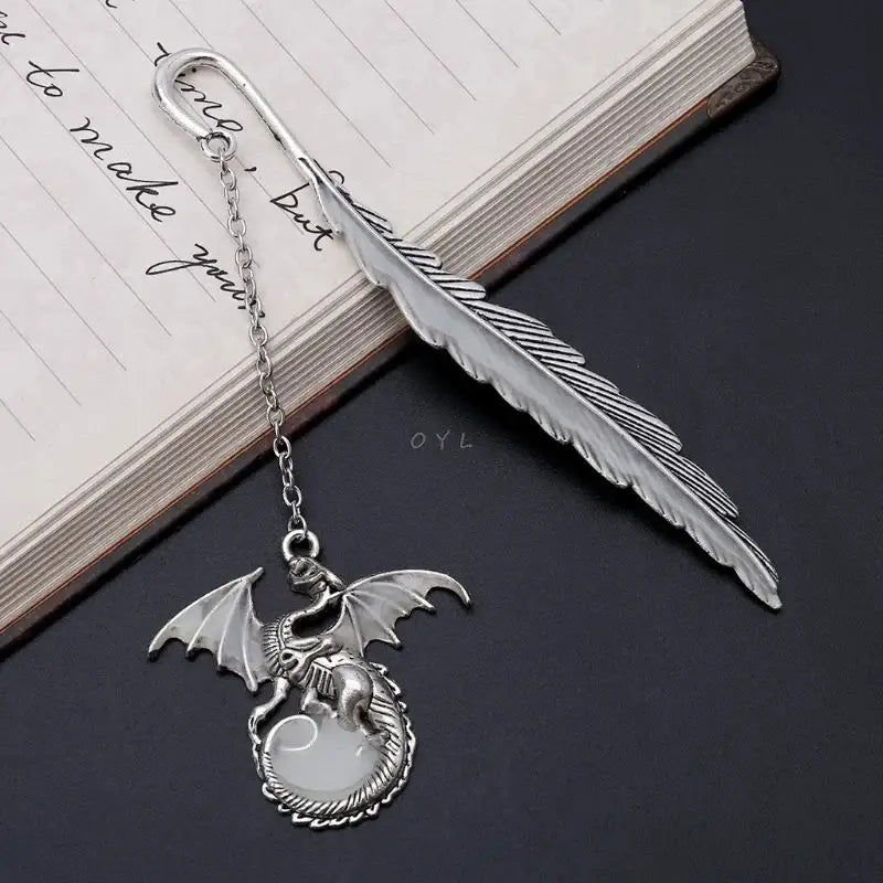 Marque Page - Dragon lumineux - as show - Marque Page