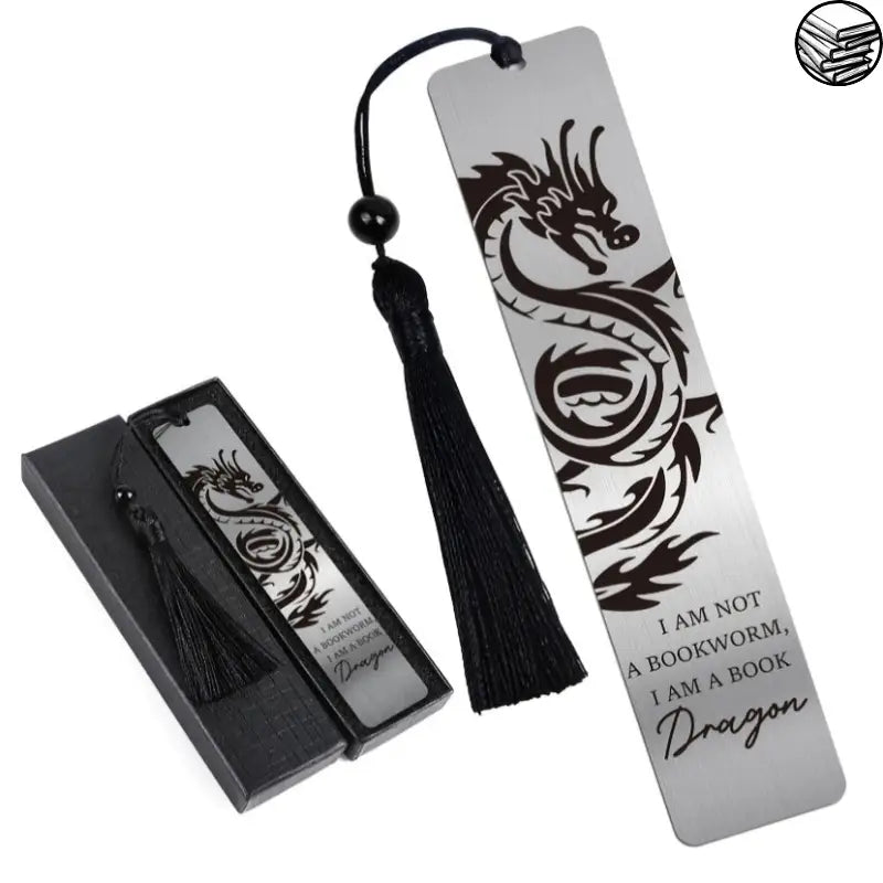 marque-page en acier inoxydable Dragon - Marque-page