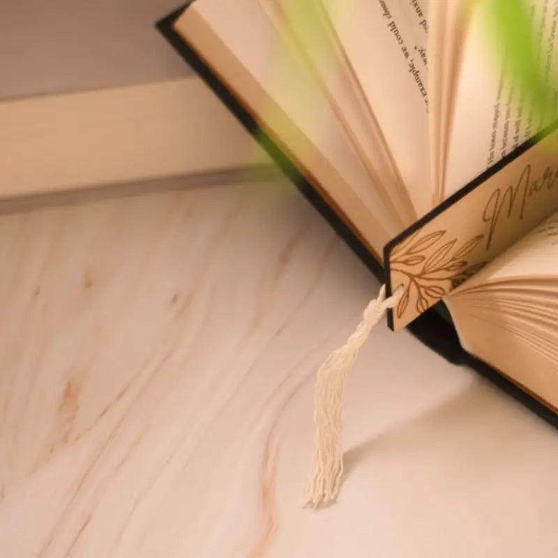 Marque-page en bois personnalisé - Marque-page