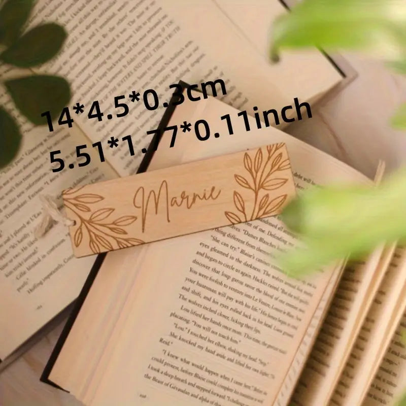 Marque-page en bois personnalisé - Marque-page