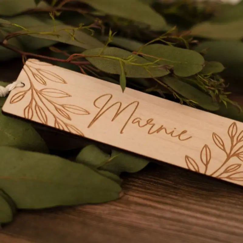 Marque-page en bois personnalisé - Marque-page
