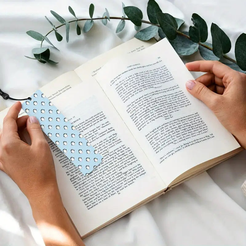 Marque page en bois Pingouin - Marque Page