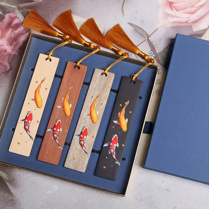 Marque Page en Bois Poisson - Marque Page