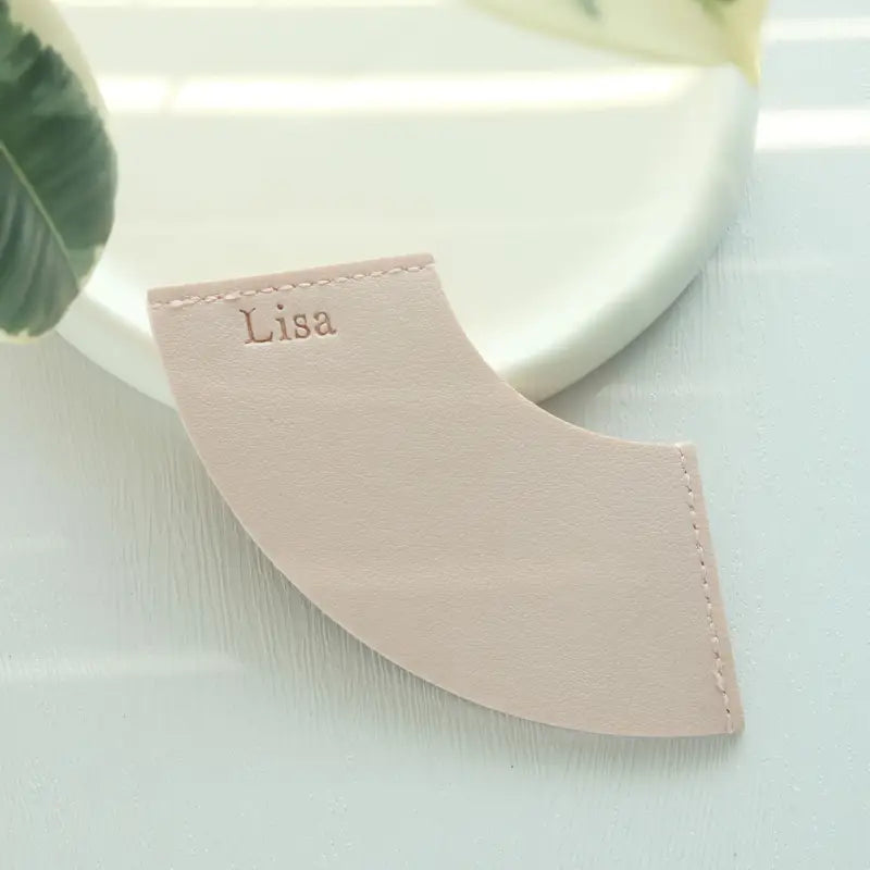 Marque-page en cuir personnalisable - Marque-page
