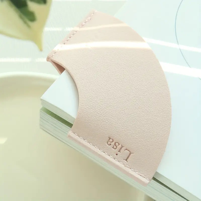 Marque-page en cuir personnalisable - Marque-page