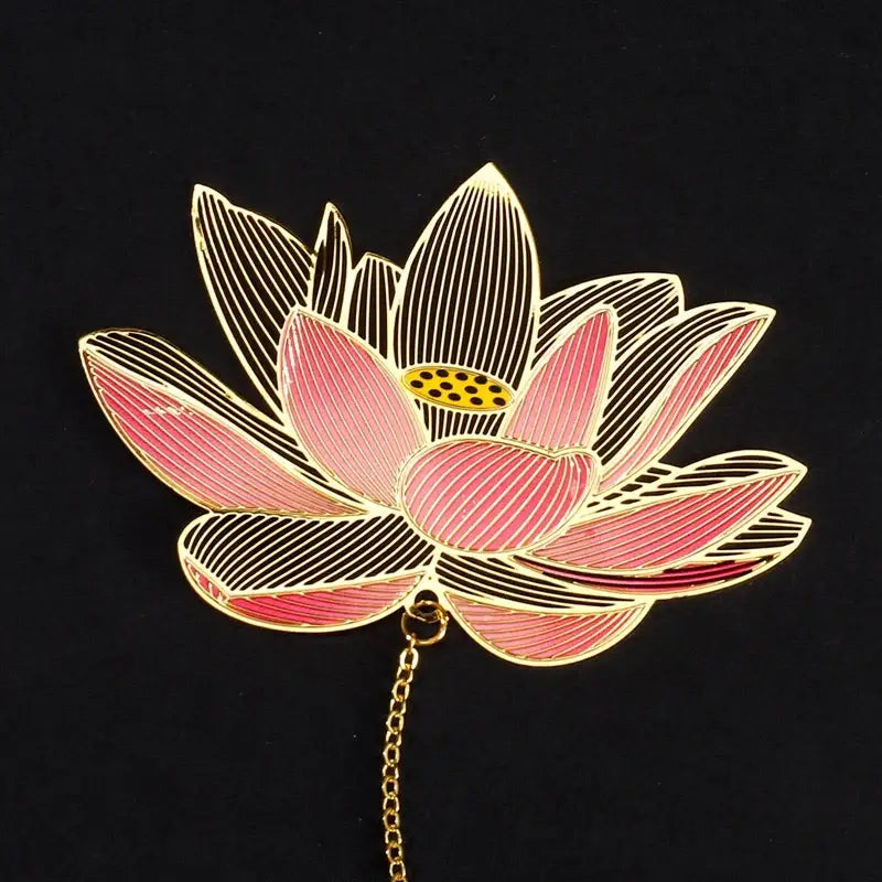 Marque Page - Fleur Métal - Marque Page