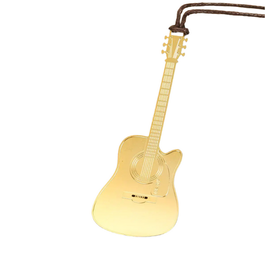 marque page en forme de guitare