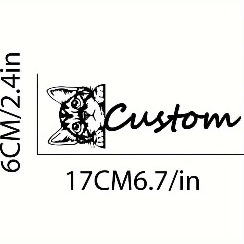 Marque-page métal personnalisable | Chat - Marque-page