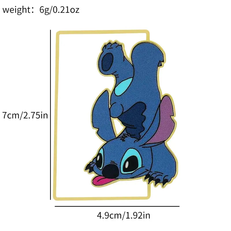 Marque page Mignon STITCH - Marque-page