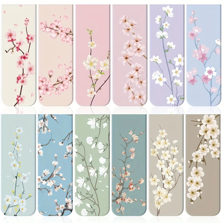 marque page magnétique au design de fleur