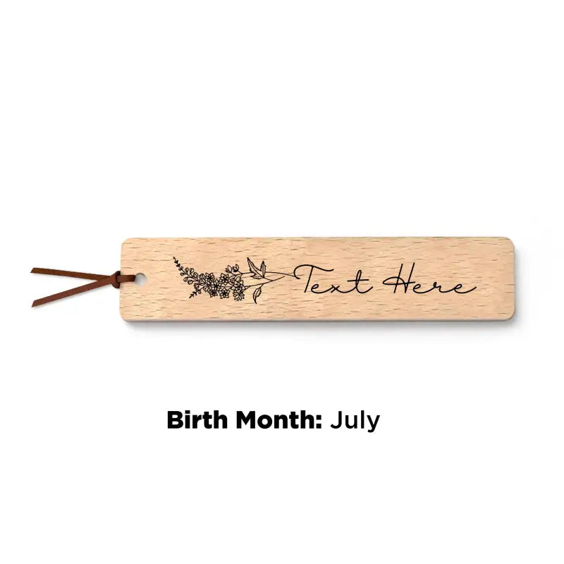 Marque-page personnalisé en bois - Marque-page