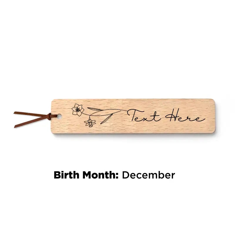 Marque-page personnalisé en bois - Marque-page