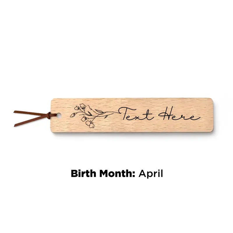 Marque-page personnalisé en bois - Marque-page