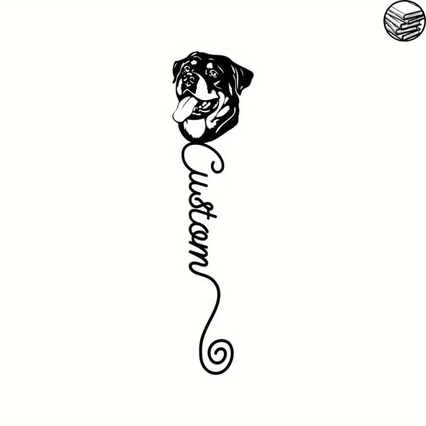 Marque-Page Rottweiler Personnalisé